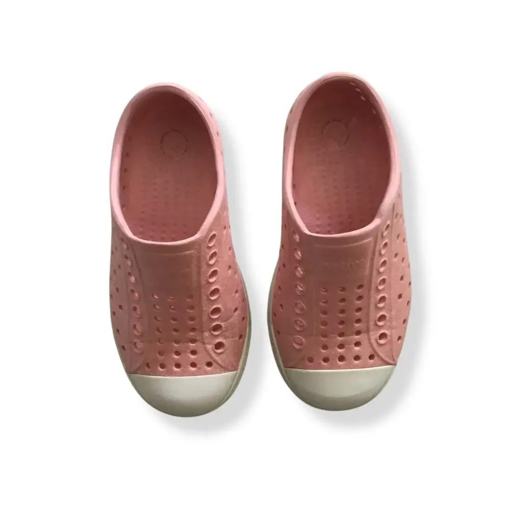 Native pink glitter shoes
